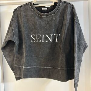 Seint cropped crewneck sweatshirt
